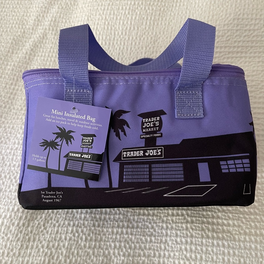 Trader Joe’s Mini Insulated Bag in Purple